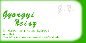 gyorgyi neisz business card